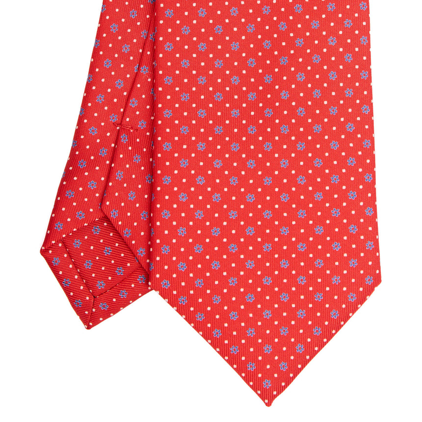 RED EXTRA LONG SARTORIAL SILK TIE