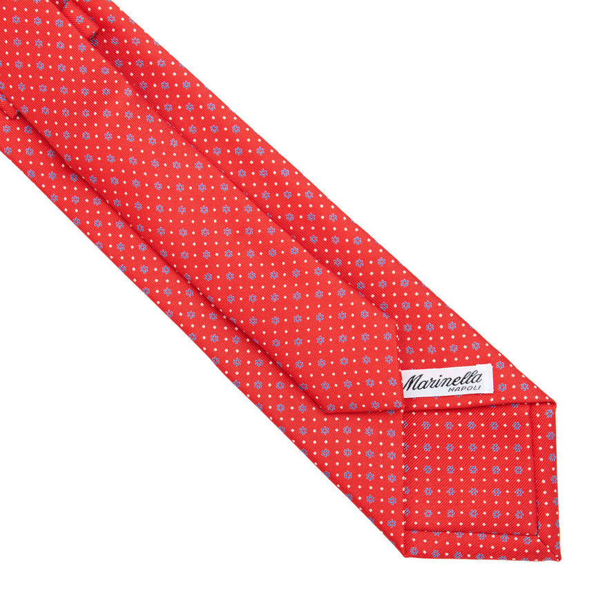 RED EXTRA LONG SARTORIAL SILK TIE