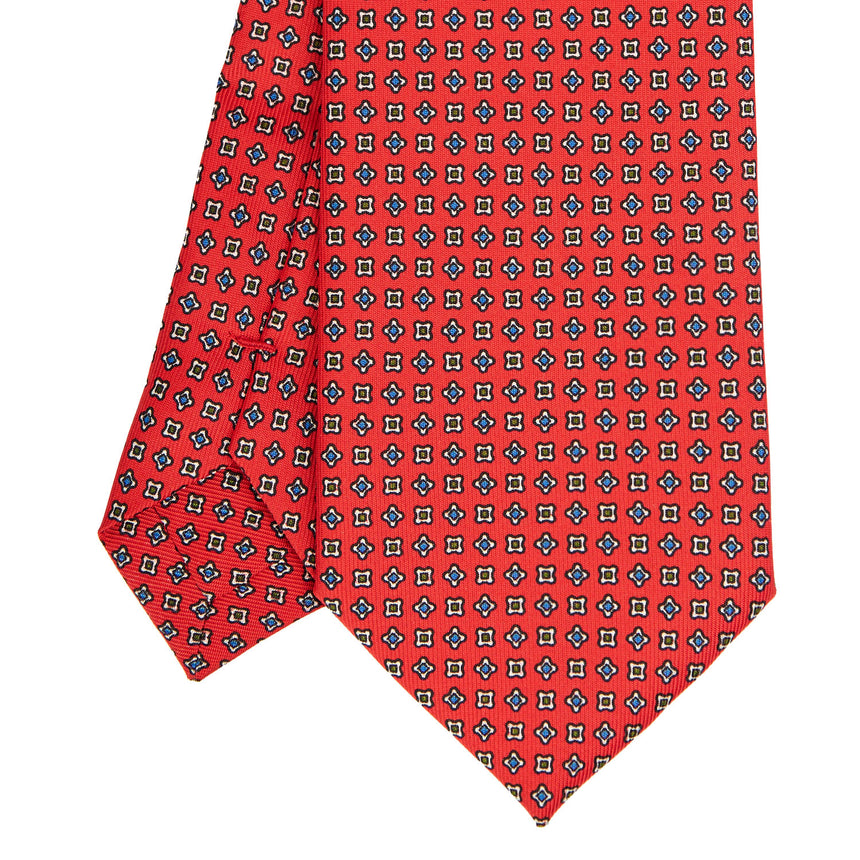 RED EXTRA LONG SARTORIAL SILK TIE