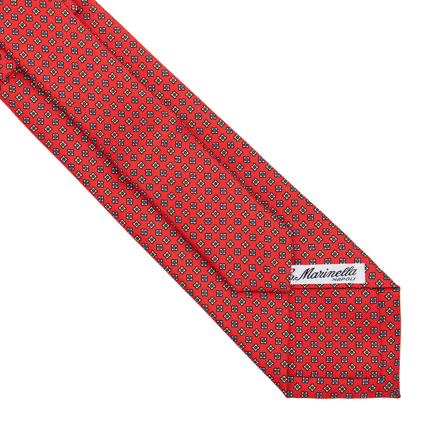 RED EXTRA LONG SARTORIAL SILK TIE