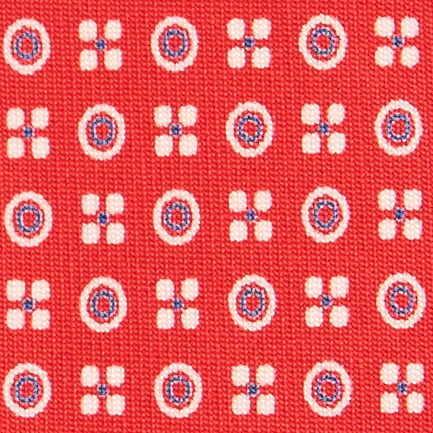 RED EXTRA LONG SARTORIAL SILK TIE