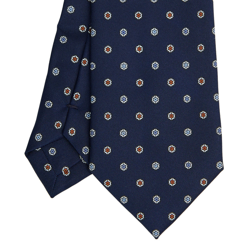 DARK BLUE EXTRA LONG SARTORIAL SILK TIE