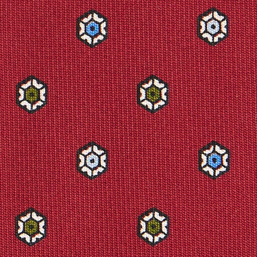 BURGUNDY EXTRA LONG SARTORIAL SILK TIE