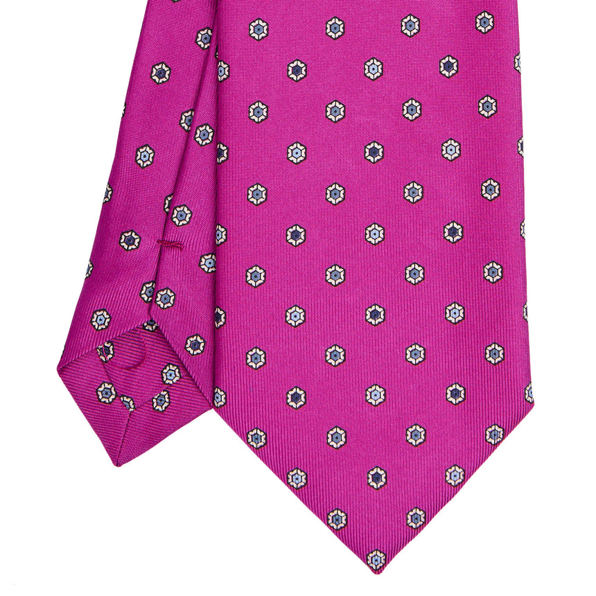 FUCHSIA EXTRA LONG SARTORIAL SILK TIE