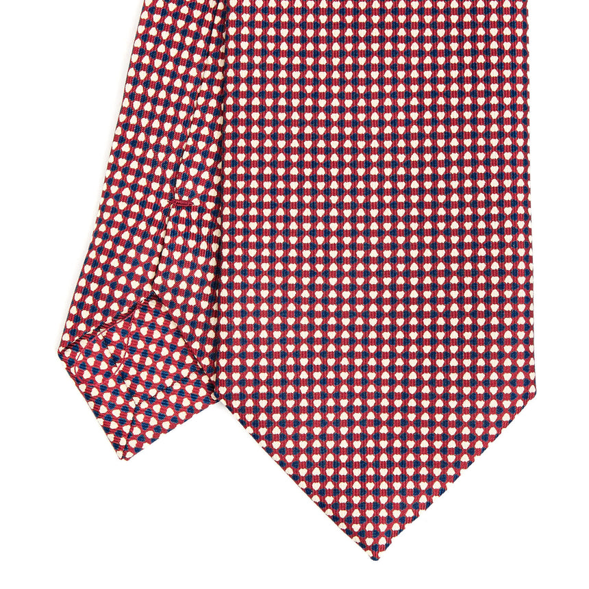 BURGUNDY EXTRA LONG SARTORIAL SILK TIE