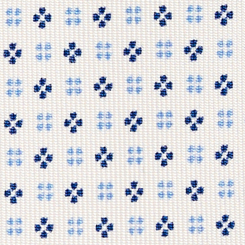 WHITE EXTRA LONG SARTORIAL SILK TIE