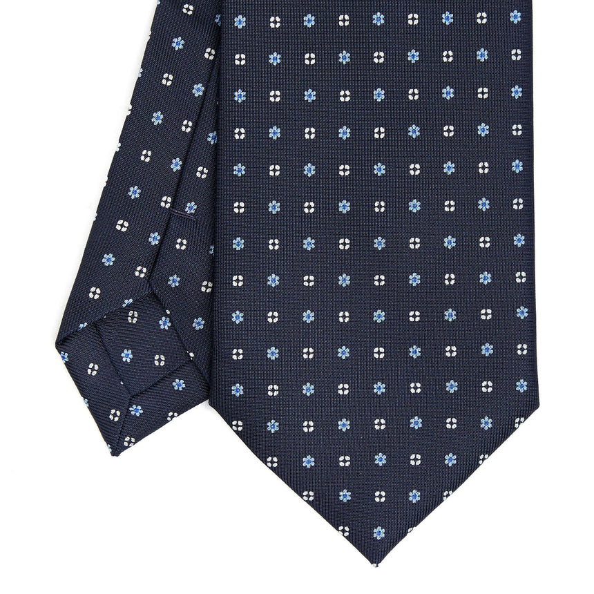 DARK BLUE EXTRA LONG SARTORIAL SILK TIE