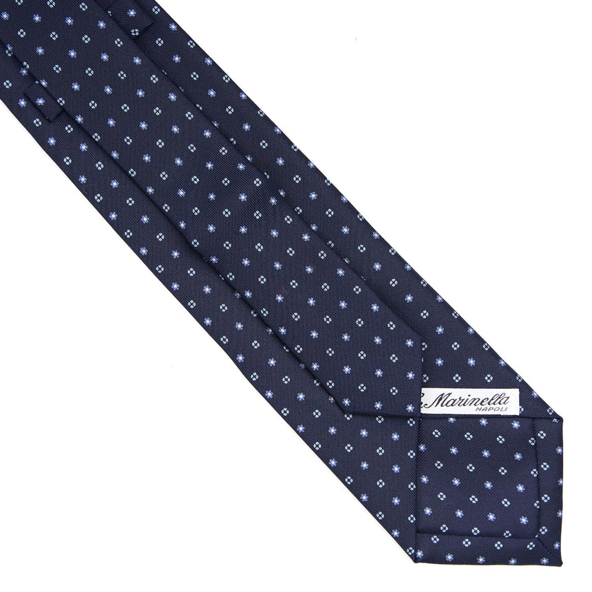 DARK BLUE EXTRA LONG SARTORIAL SILK TIE