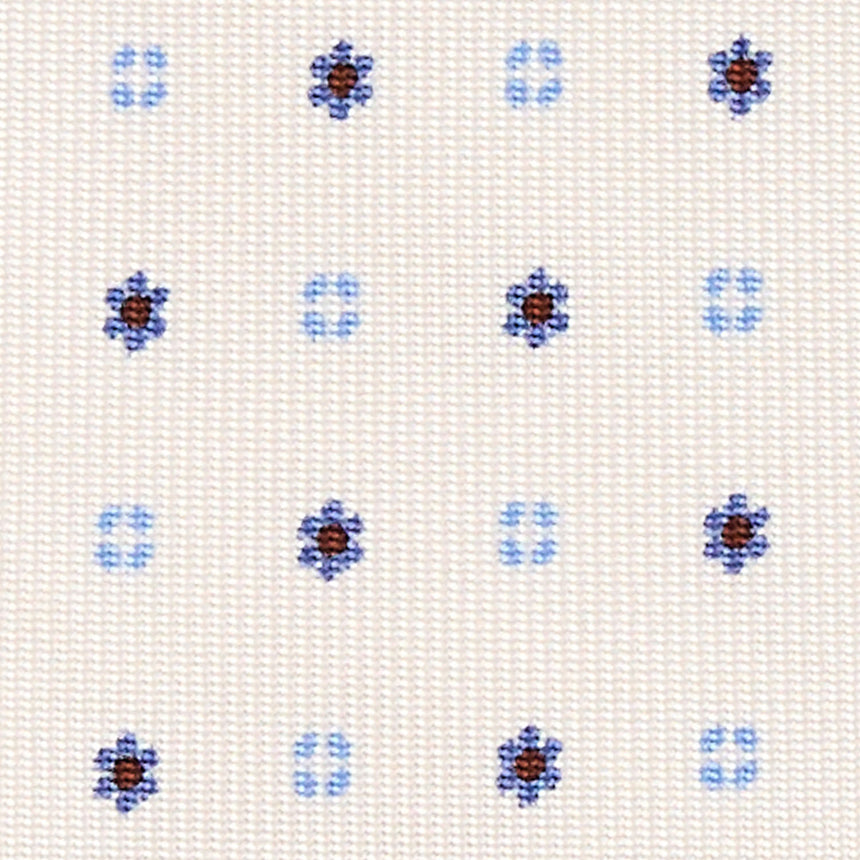 WHITE EXTRA LONG SARTORIAL SILK TIE