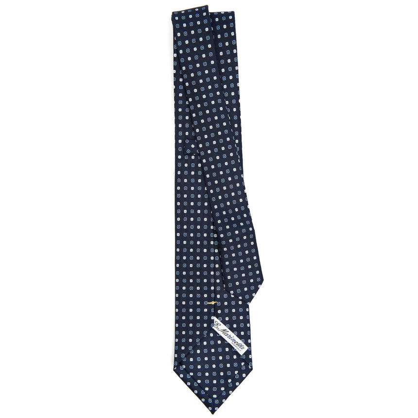 DARK BLUE EXTRA LONG SARTORIAL SILK TIE