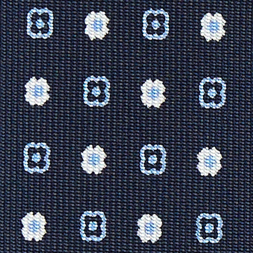 DARK BLUE EXTRA LONG SARTORIAL SILK TIE