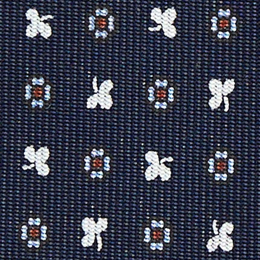 DARK BLUE EXTRA LONG SARTORIAL SILK TIE