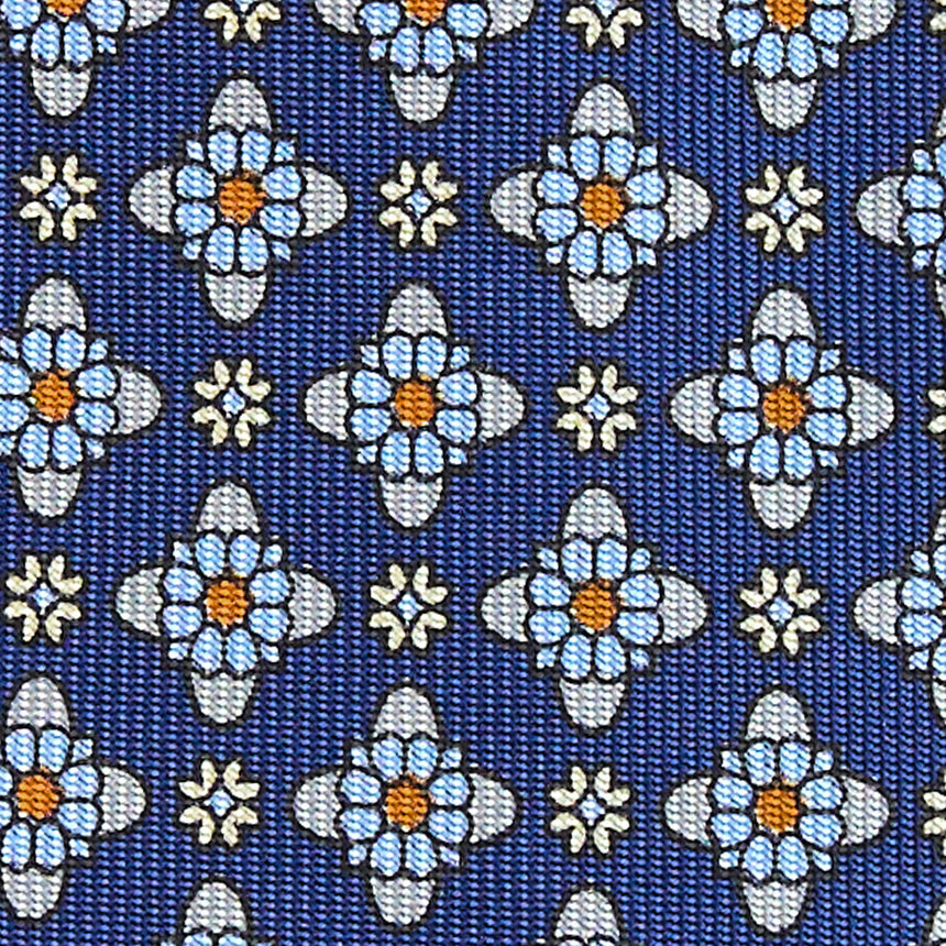 BLUE EXTRA LONG SARTORIAL SILK TIE