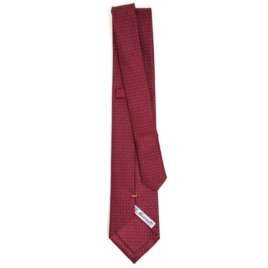 CRAVATTA SARTORIALE EXTRA LONG IN SETA BORDEAUX