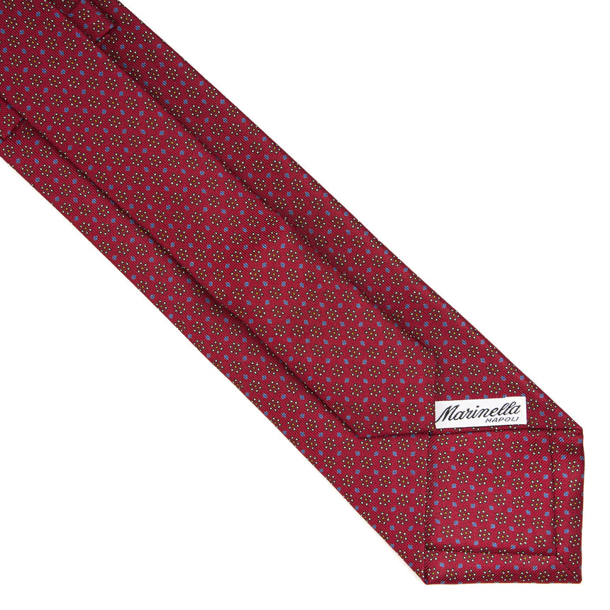 CRAVATTA SARTORIALE EXTRA LONG IN SETA BORDEAUX