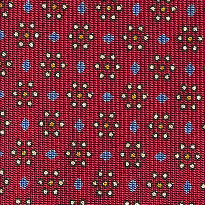 CRAVATTA SARTORIALE EXTRA LONG IN SETA BORDEAUX