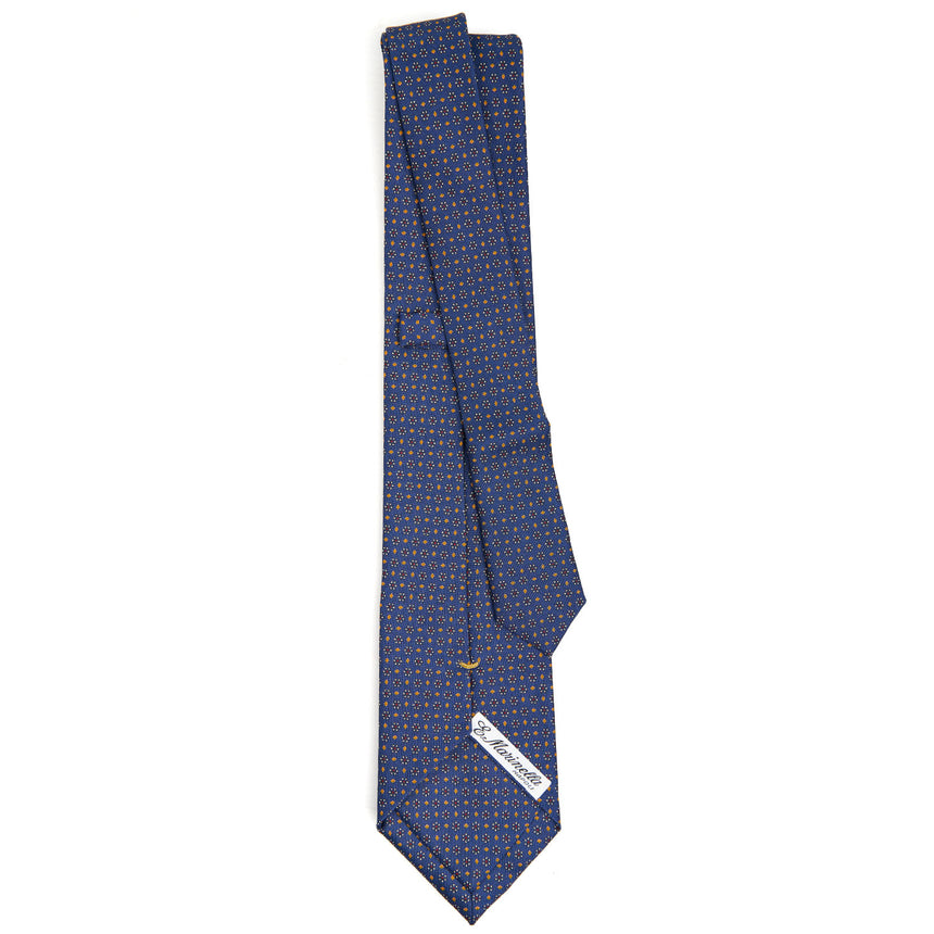 CRAVATTA SARTORIALE EXTRA LONG IN SETA BLU