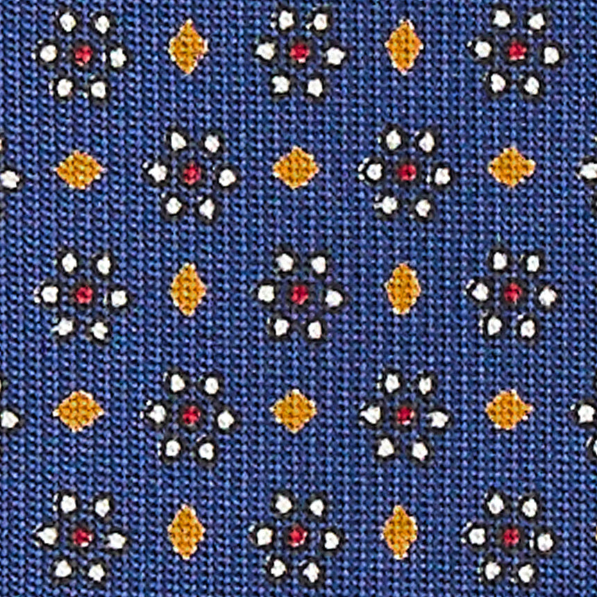 CRAVATTA SARTORIALE EXTRA LONG IN SETA BLU