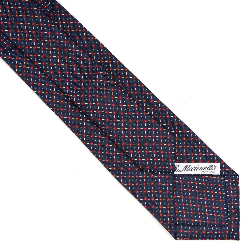 DARK BLUE EXTRA LONG SARTORIAL SILK TIE