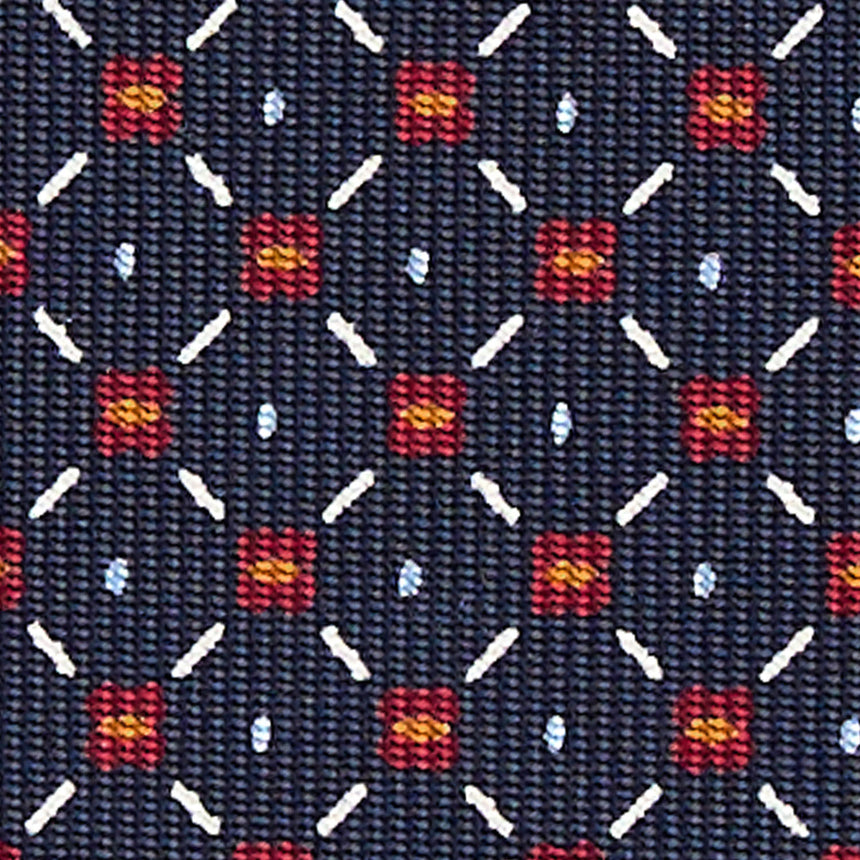 DARK BLUE EXTRA LONG SARTORIAL SILK TIE