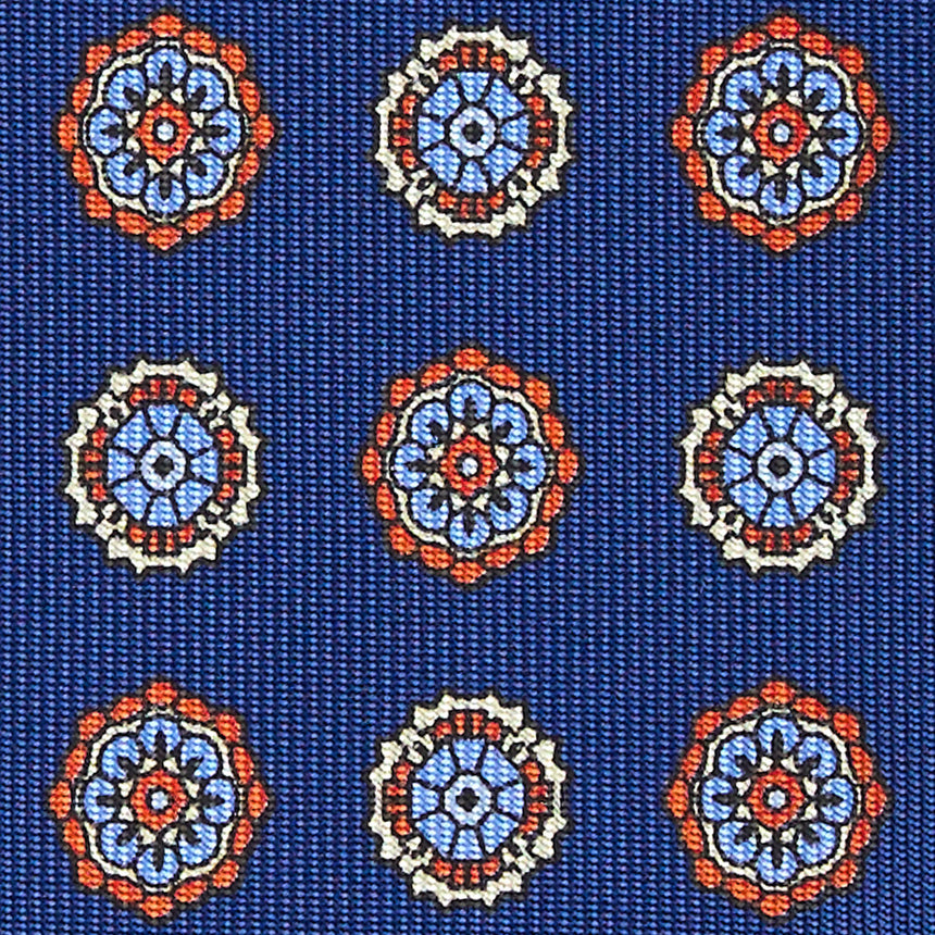 CRAVATTA SARTORIALE EXTRA LONG IN SETA BLU