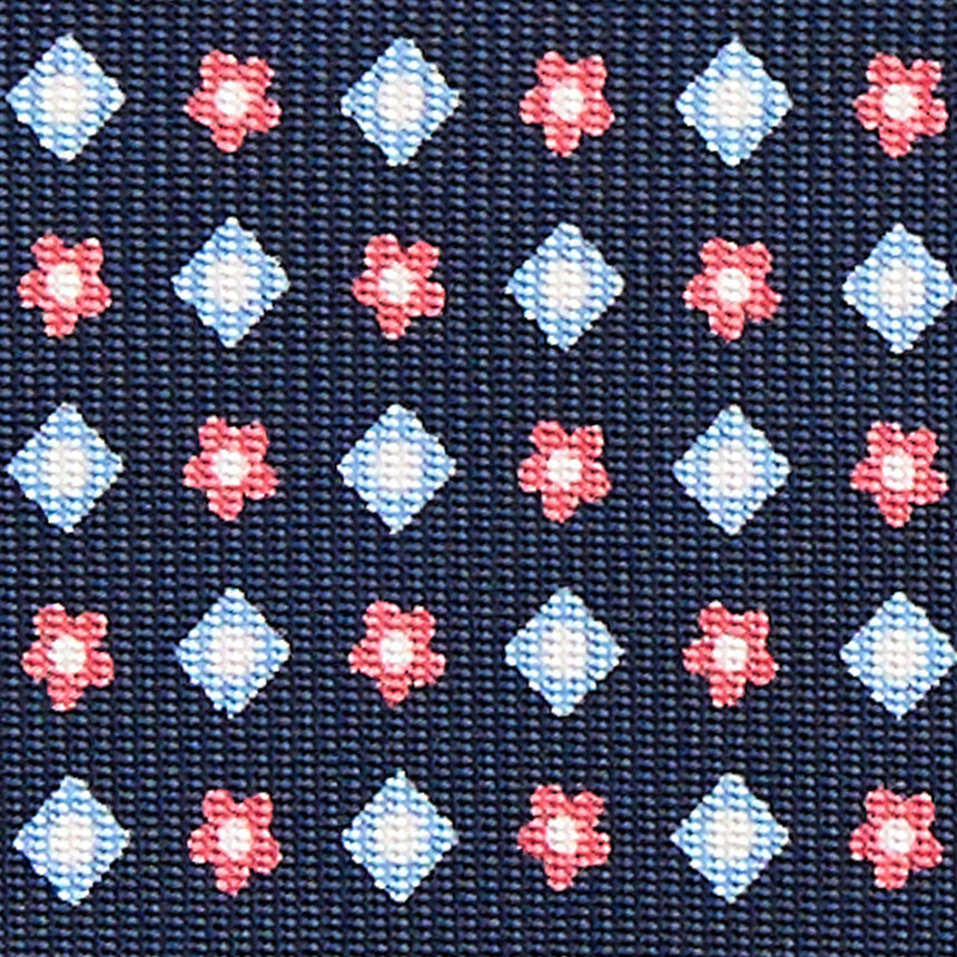 DARK BLUE EXTRA LONG SARTORIAL SILK TIE