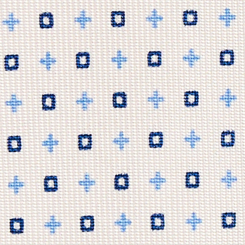 WHITE EXTRA LONG SARTORIAL SILK TIE