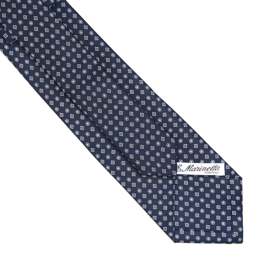 DARK BLUE EXTRA LONG SARTORIAL SILK TIE