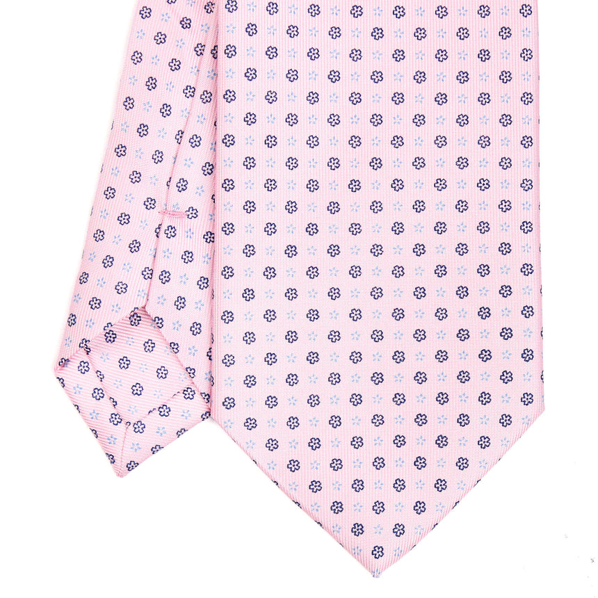 CRAVATTA SARTORIALE EXTRA LONG IN SETA ROSA