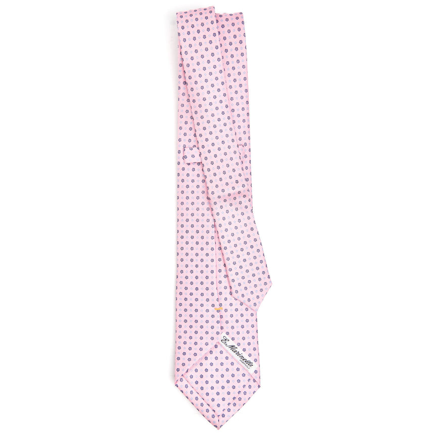 CRAVATTA SARTORIALE EXTRA LONG IN SETA ROSA