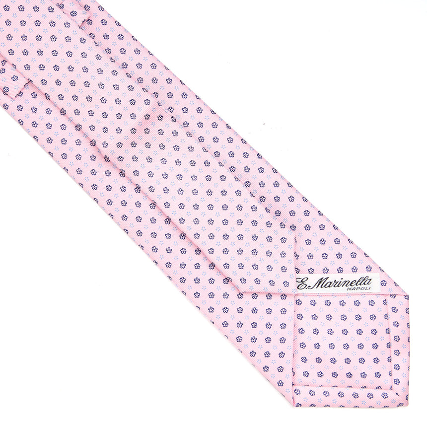 CRAVATTA SARTORIALE EXTRA LONG IN SETA ROSA