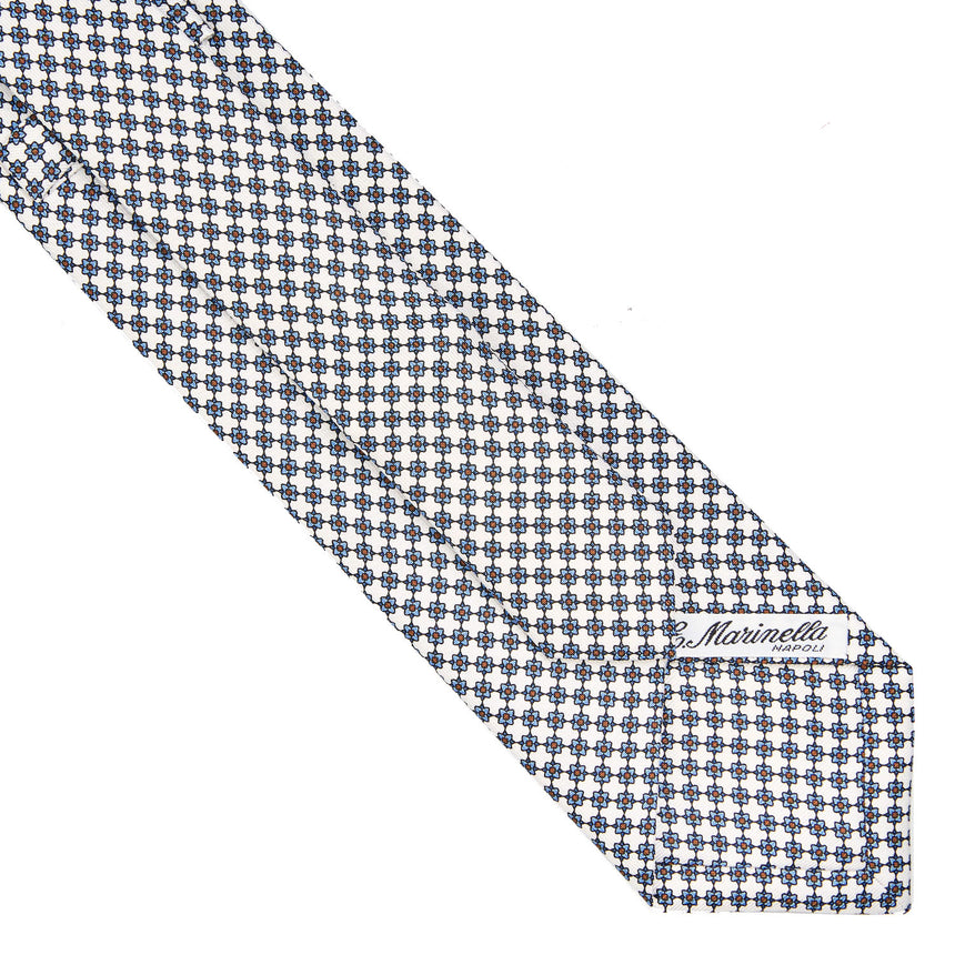 WHITE EXTRA LONG SARTORIAL SILK TIE