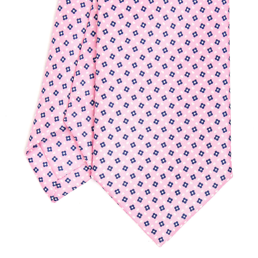 CRAVATTA SARTORIALE EXTRA LONG IN SETA ROSA
