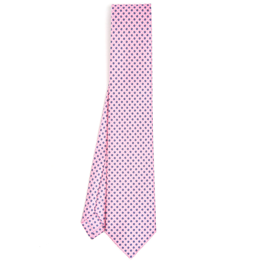 CRAVATTA SARTORIALE EXTRA LONG IN SETA ROSA