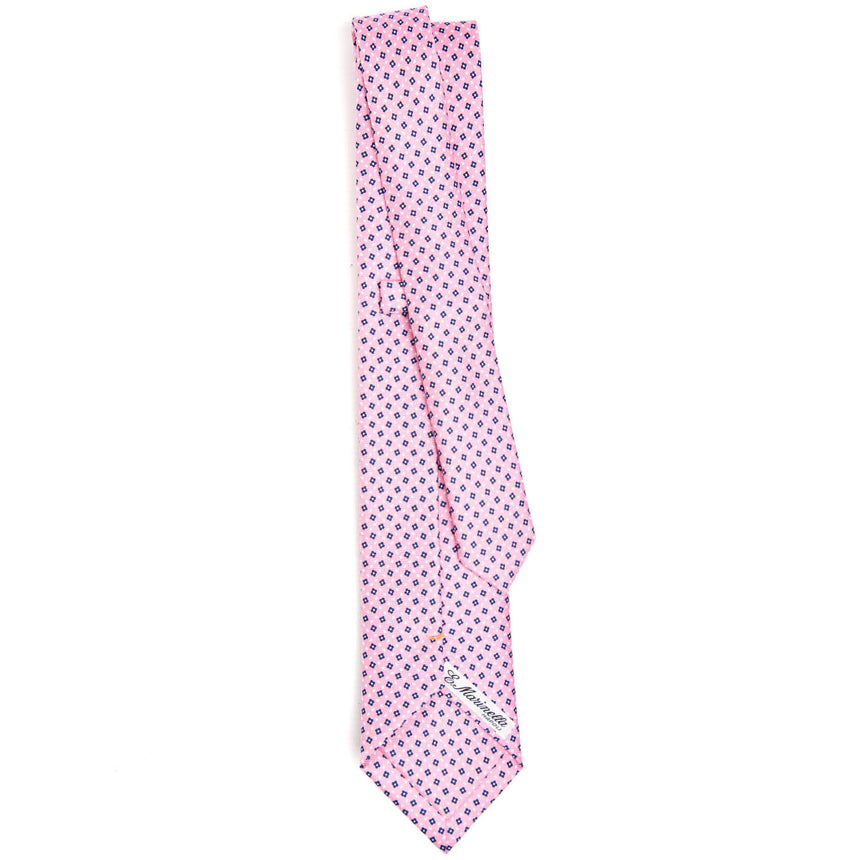 CRAVATTA SARTORIALE EXTRA LONG IN SETA ROSA