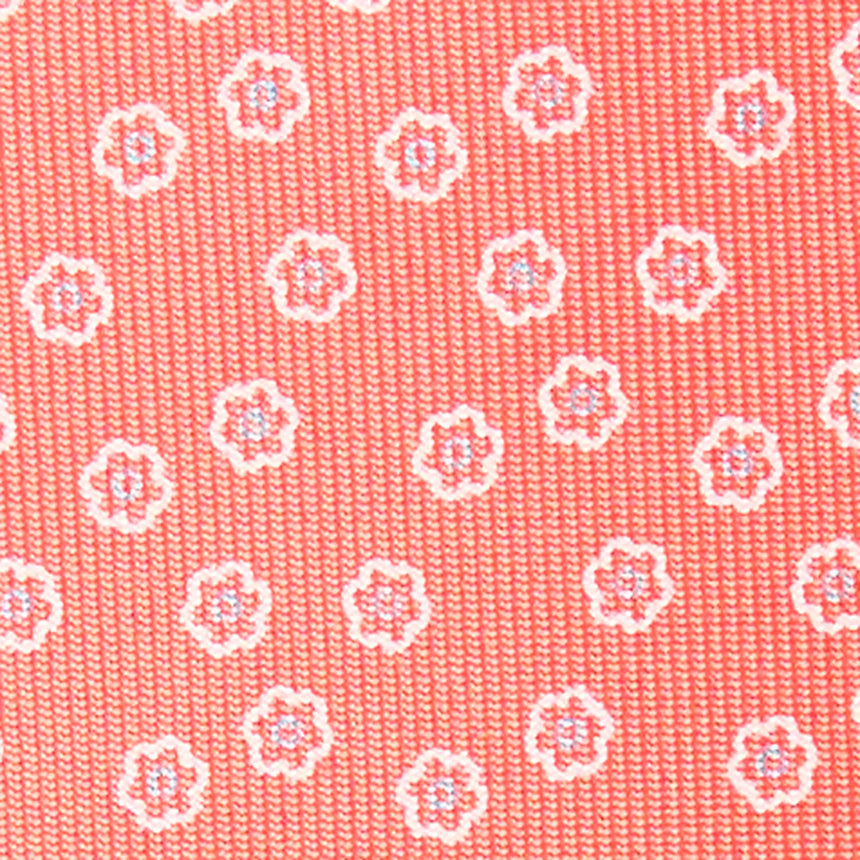 CRAVATTA SARTORIALE EXTRA LONG IN SETA ARANCIONE