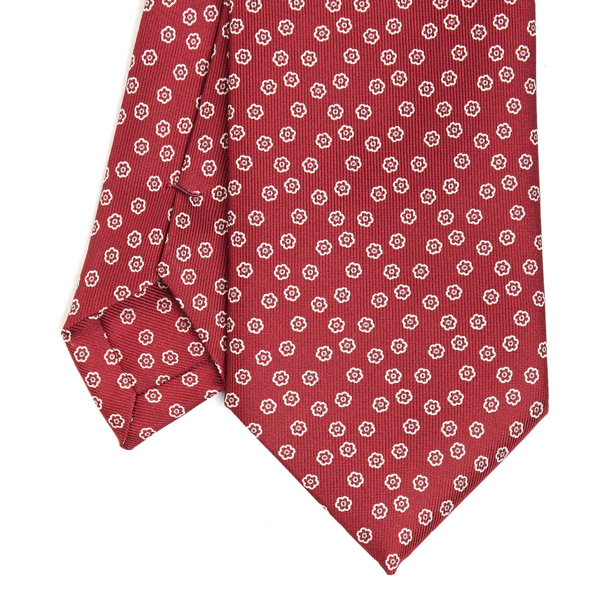 BURGUNDY EXTRA LONG SARTORIAL SILK TIE