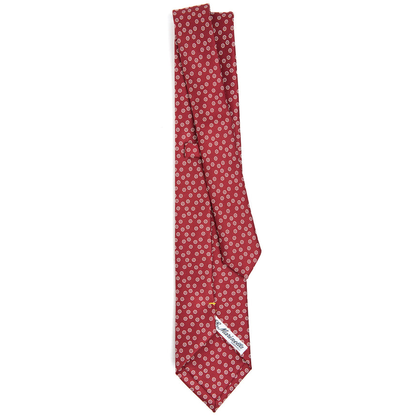 BURGUNDY EXTRA LONG SARTORIAL SILK TIE
