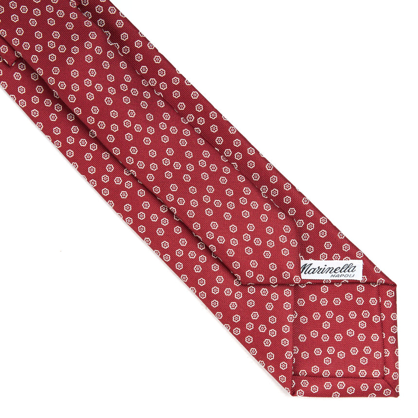 BURGUNDY EXTRA LONG SARTORIAL SILK TIE