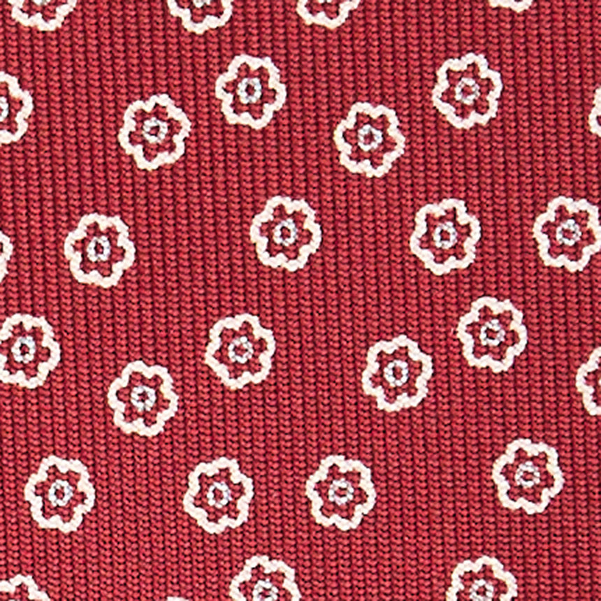 BURGUNDY EXTRA LONG SARTORIAL SILK TIE