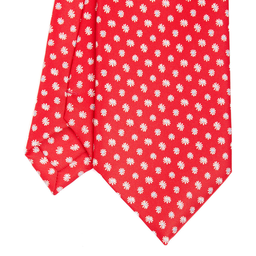 RED EXTRA LONG SARTORIAL SILK TIE