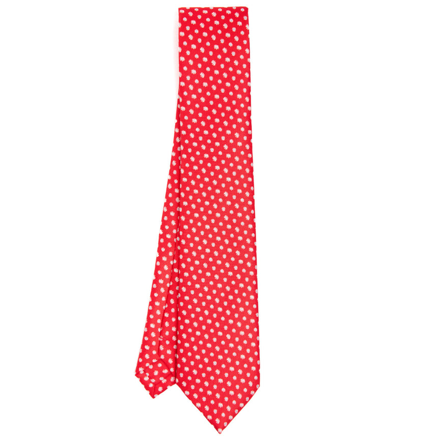 RED EXTRA LONG SARTORIAL SILK TIE