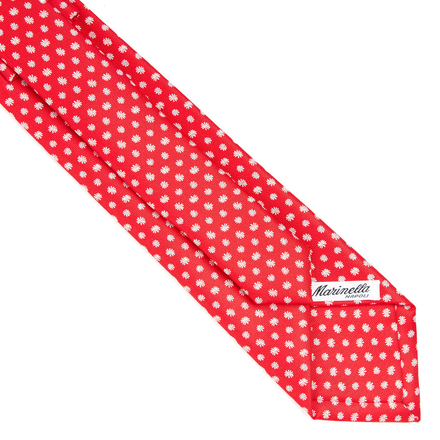 RED EXTRA LONG SARTORIAL SILK TIE