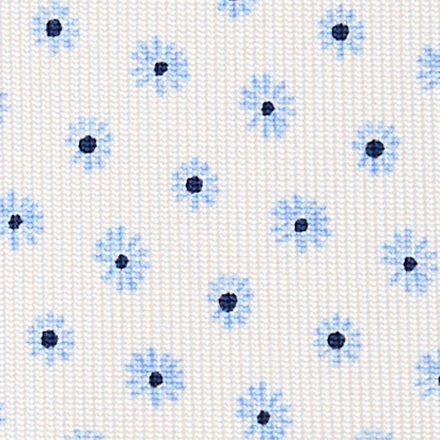 CRAVATTA SARTORIALE EXTRA LONG IN SETA BIANCA