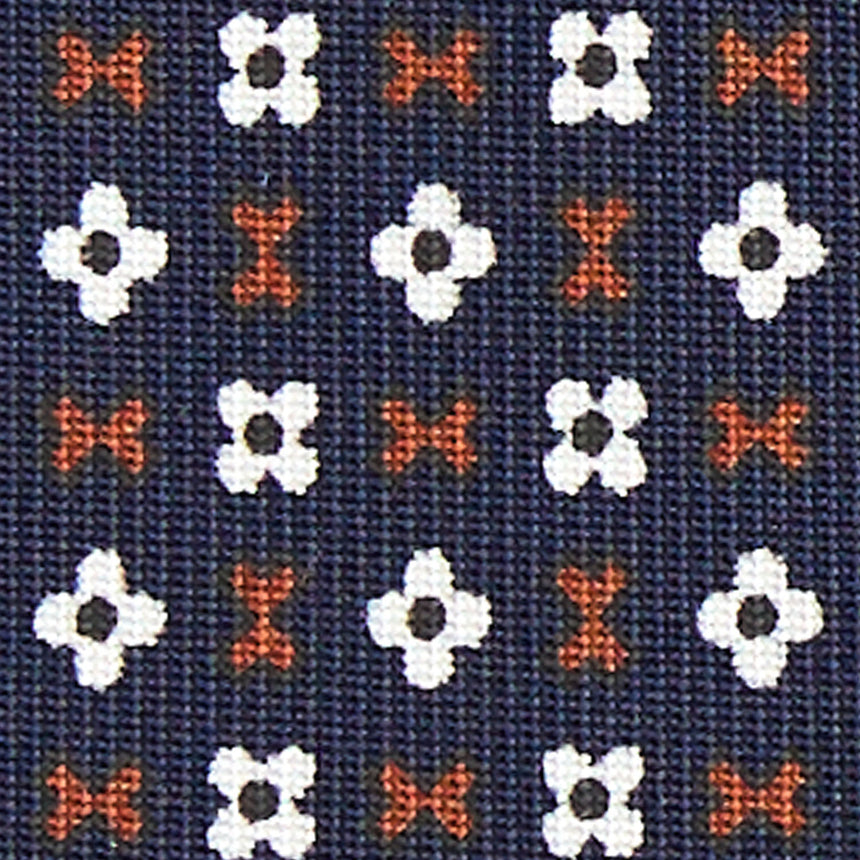 DARK BLUE EXTRA LONG SARTORIAL SILK TIE