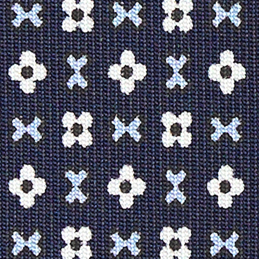 DARK BLUE EXTRA LONG SARTORIAL SILK TIE