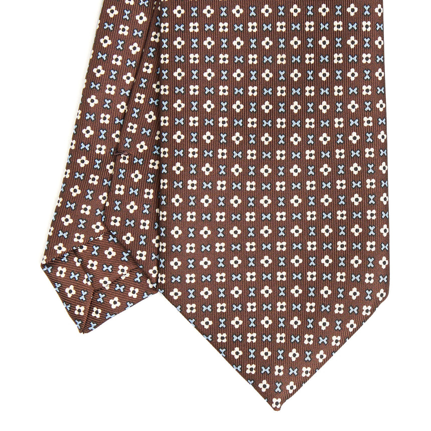 DARK BROWN EXTRA LONG SARTORIAL SILK TIE