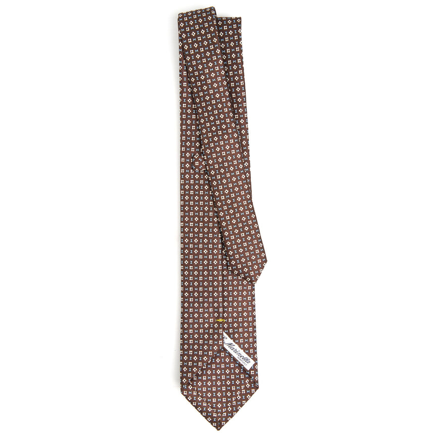 DARK BROWN EXTRA LONG SARTORIAL SILK TIE