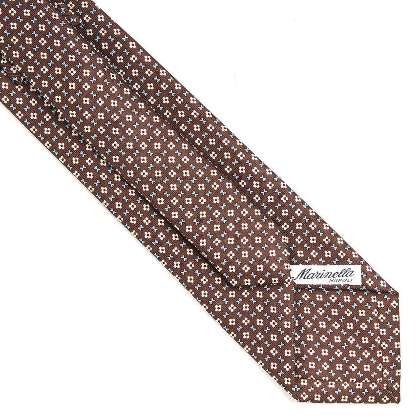 DARK BROWN EXTRA LONG SARTORIAL SILK TIE