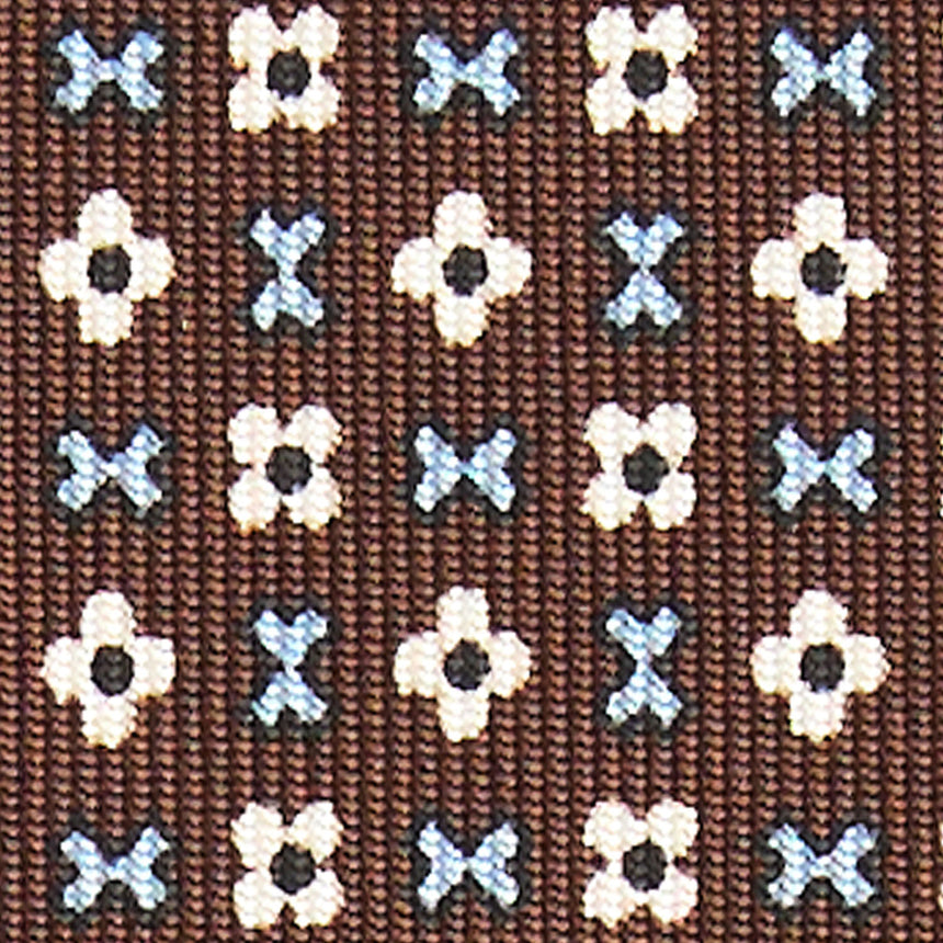 DARK BROWN EXTRA LONG SARTORIAL SILK TIE